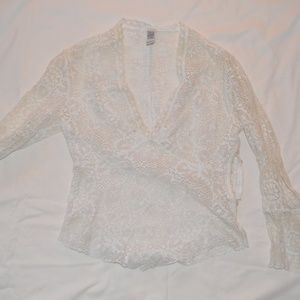 White Lace Long Sleeve